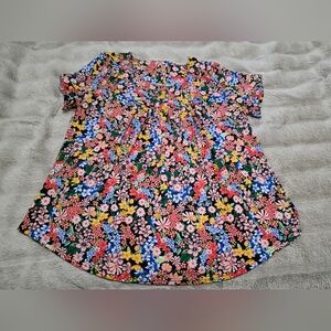 XXL Floral Multicolor Blouse